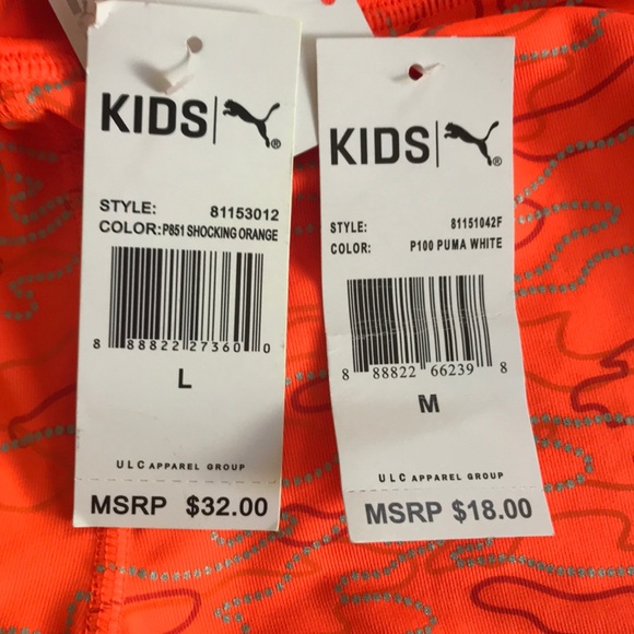 Puma girl set top size M pants size L - Picture 6 of 7